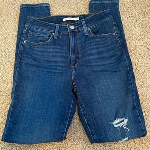 Levi’s 721 high rise skinny jeans